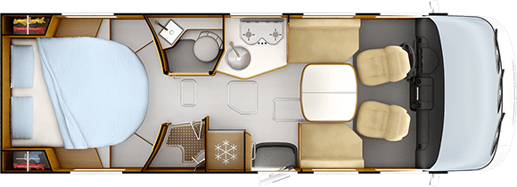 Piantina versione giorno RAPIDO 8096dF