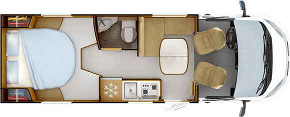 Piantina versione giorno RAPIDO C50