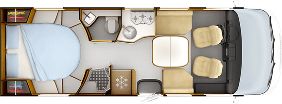 Piantina versione giorno RAPIDO i96M ALDE