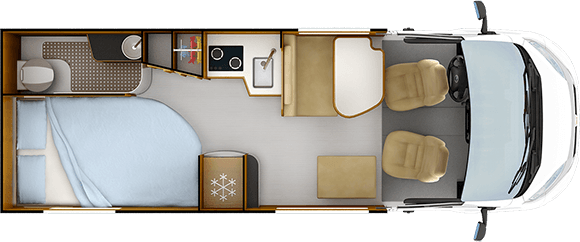 Piantina versione giorno RAPIDO V62