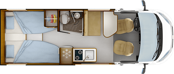 Piantina versione giorno RAPIDO V68