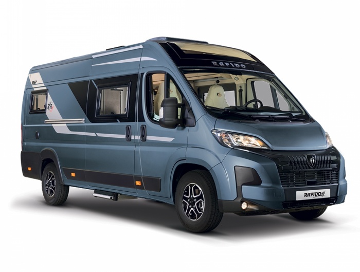 Modello V62 in Iron Grey di serie, disponibile in bianco (opzione).